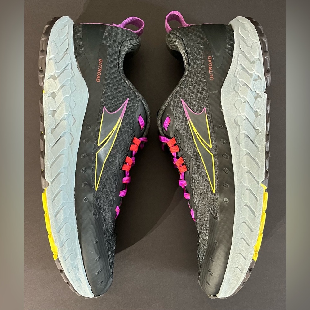 Altra Outroad Black & Purple Trail Running Shoes, Women’s 8.5 - Picture 6 of 10